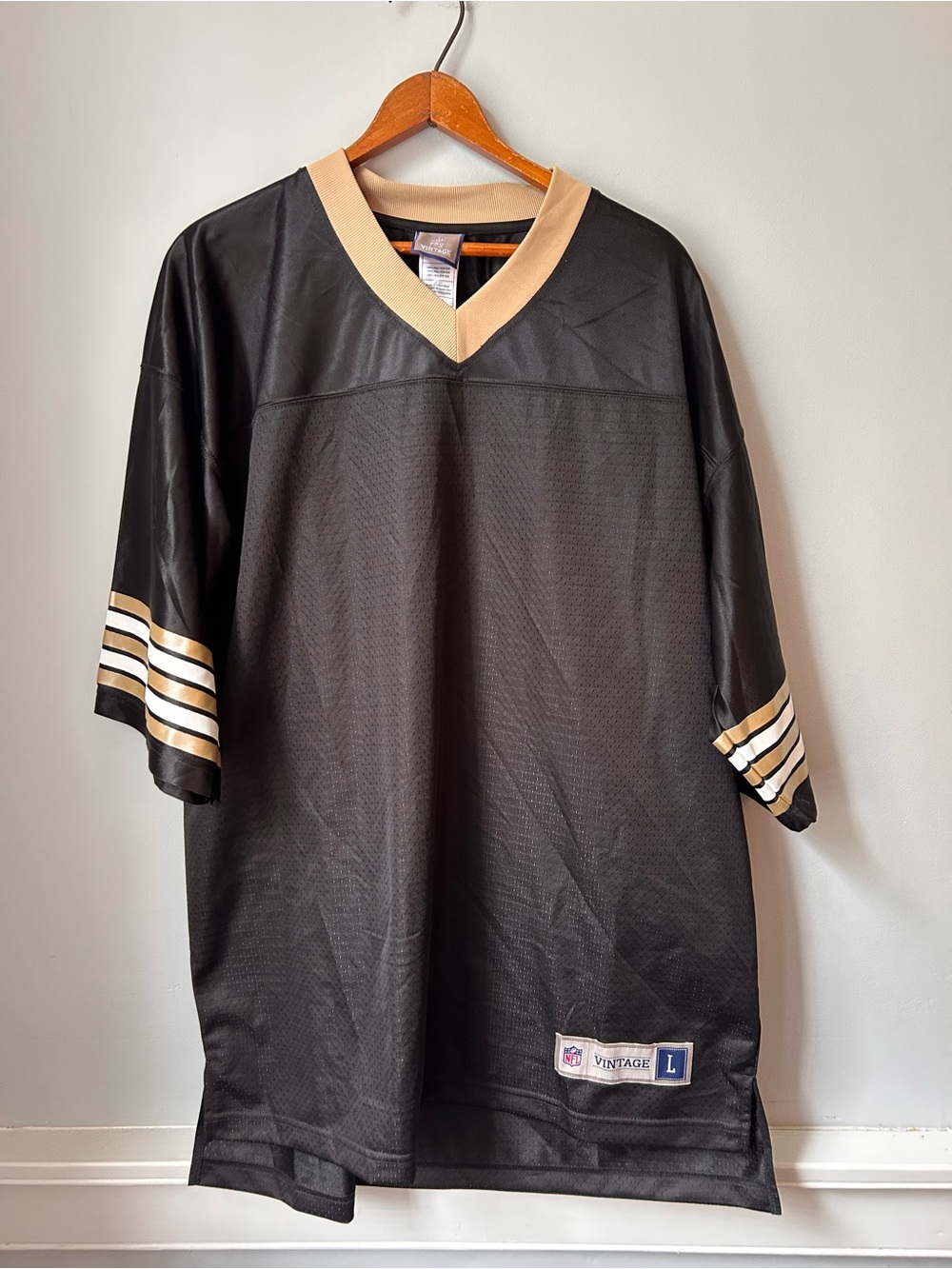 NWOT New Orleans Saints NFL Pro Line Vintage Blank Jersey Men's Large